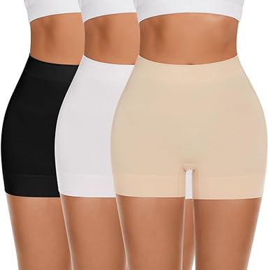 Slip Shorts For Women Under Dress,Boyshorts Panties Anti Chafing Shorts Smooth Shapewear Shorts