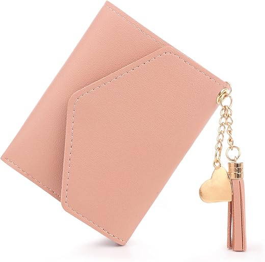 Small Wallet For Women，Ultra Slim Pu Leather Credit Card Holder Clutch Wallets For Women