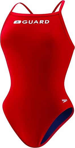 Speedo Women'S Lifeguard Flyback One Piece Swimsuit With 4-Way Stretch