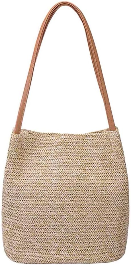 Straw Beach Bag Buckets Totes Handbag Shoulder Bag Tote Bag Women Summer Handbag