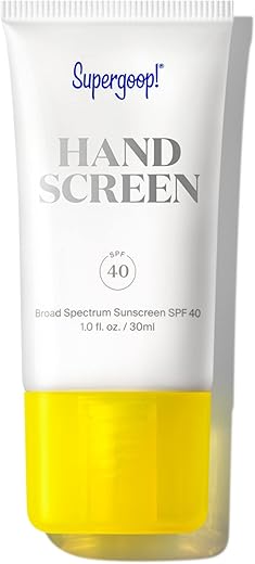 Supergoop! Handscreen Spf 40, 1 Fl Oz - Preventative, Spf Hand Cream For Dry Cracked Hands - Fast-Absorbing, Clean Ingredients, Non-Greasy Formula - With Sea Buckthorn, Antioxidants &Amp; Natural Oils