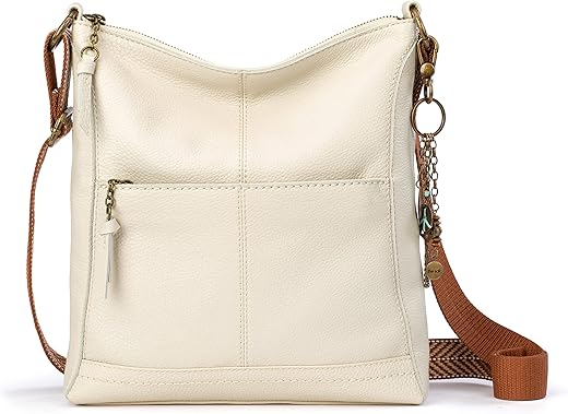 The Sak Lucia Leather Crossbody Purse - Premium Leather Women'S Handbag For Everyday &Amp; Travel - Cross Body Bag With Zipper