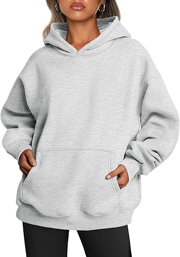 Trendy Queen Womens Oversized Hoodies Fleece Sweatshirts Long Sleeve Sweaters Pullover Fall Clothes With Pocket