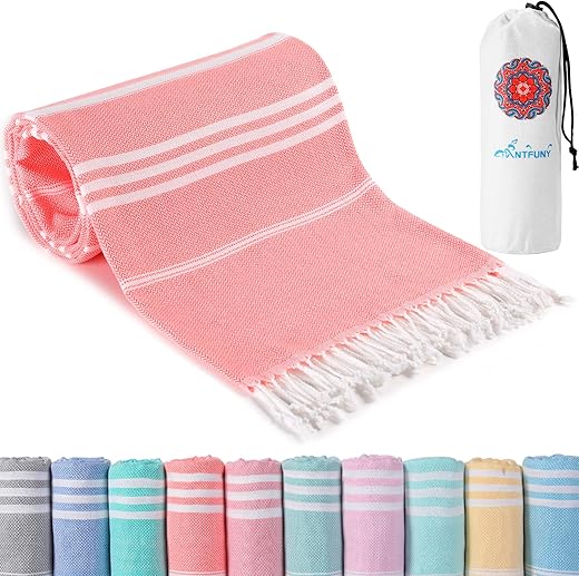 Turkish Beach Towels Pool Towel For Women Birthday, Teacher Appreciation Thank You Gifts, Mothers Days Mom Bridesmaid Bride Engagement Girlfriend Friendship Sister 40Th Retirement Gift