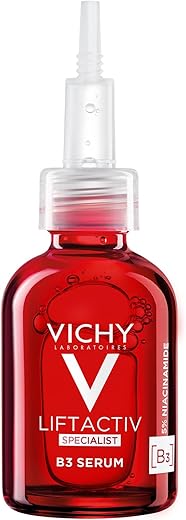 Vichy Liftactiv B3 Niacinamide Serum, Discoloration Correcting Facial Serum With Peptides And Tranexamic Acid, Anti Aging Serum To Even Skin Tone, Fragrance Free