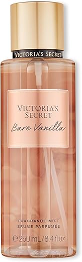 Victoria'S Secret Bare Vanilla Body Spray For Women, Notes Of Whipped Vanilla And Soft Cashmere, Bare Vanilla Collection (8.4 Oz)