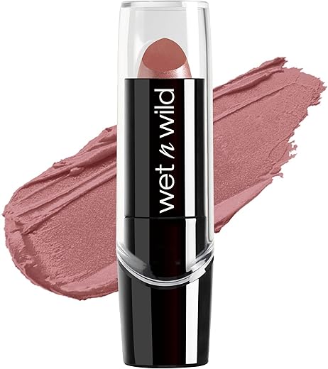 Wet N Wild Silk Finish Lipstick, Hydrating Rich Buildable Lip Color, Formulated With Vitamins A,E, &Amp; Macadamia For Ultimate Hydration, Cruelty-Free &Amp; Vegan - Dark Pink Frost