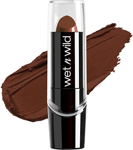 Wet N Wild Silk Finish Lipstick, Hydrating Rich Buildable Lip Color, Formulated With Vitamins A,E, &Amp; Macadamia For Ultimate Hydration, Cruelty-Free &Amp; Vegan - Mink Brown