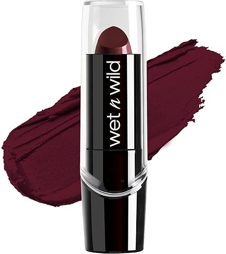 Wet N Wild Silk Finish Lipstick, Hydrating Rich Buildable Lip Color, Formulated With Vitamins A,E, &Amp; Macadamia For Ultimate Hydration, Cruelty-Free &Amp; Vegan - Black Orchid