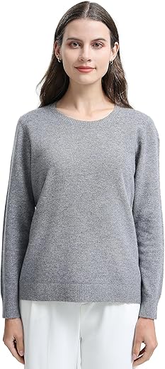 Women'S Merino Wool Sweater 100% Australian Fine Merino Wool Crewneck Sweater For Women