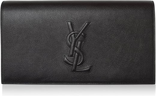 Ysl Yves Saint Laurent Women'S Leather Large Belle De Jour Clutch - Black