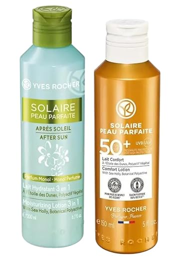 Yves Rocher Solaire Sun Lotion Spf 50 Nourishing Sun Protection For Face &Amp; Body Sunscreen And Milk After Sun Lotion 150 Ml./5 Fl.oz.&Amp; 200 Ml./6.7 Fl.oz.