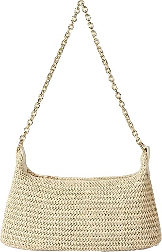 Verdusa Women'S Straw Woven Shoulder Bag Tote Handbag Summer Beach Purse