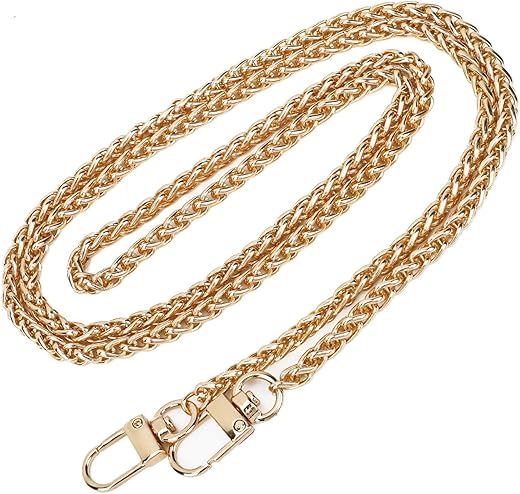 47&Quot;/120Cm Purse Chain Strap Shoulder Cross Body Sling Purse Handbag Replacement Accessories With Metal Buckles