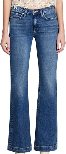 7 For All Mankind Women'S Tailorless Dojo Regular Fit Flared Jeans