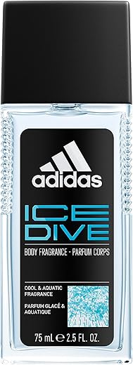 Adidas Ice Dive Body Fragrance For Men, 2.5 Fl Oz