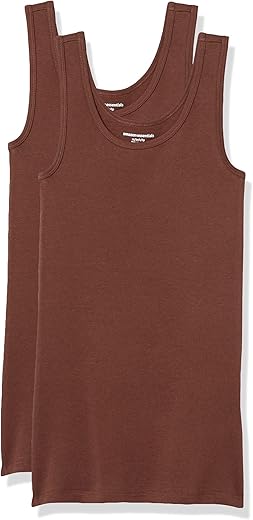 Amazon Essentials Women'S Slim-Fit Tank, Pack Of 2