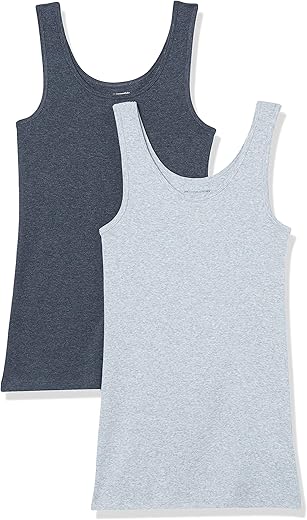 Amazon Essentials Women'S Slim-Fit Tank, Pack Of 2