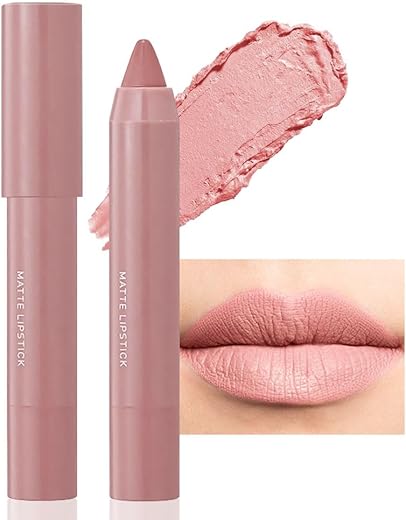 Bingbrush Crayon Matte Longwear Lipstick Pack Set,Moisture Smooth Color Stick Ultimate Lip Crayon For Makeup Collection - Waterproof Velvet Lipgloss Lip Stain (01#)