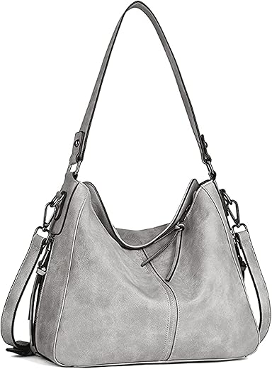 Bromen Purses For Women Vegan Leather Hobo Bags Designer Handbags Large Shoulder Crossbody Bag With Adjustable Strap