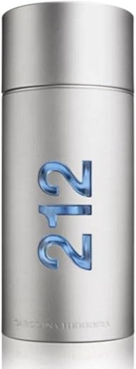 Carolina Herrera 212 Men Edt Spray - Timeless Sandalwood Scent With Fresh, Energetic Green And Sensual Peppery Spice Notes, 3.4 Oz