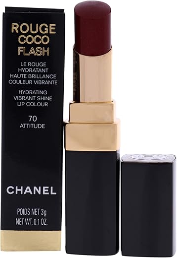 Chanel Rouge Coco Flash Lipstick - 70 Attitude Lipstick Women 0.1 Oz