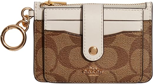 Coach Signature Attachment Card Case