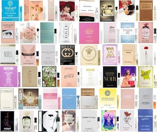 Cologne 12 Piece Designer Fragrance Samples For Women