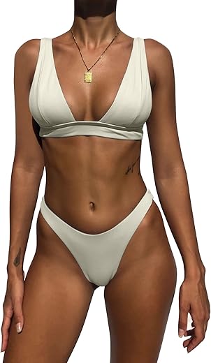 Dnzzs Women'S Bikini Swimsuits High Waist Bikini Sets 2 Piece Bathing Suits Sexy Bikinis Swimwear For Women Beach Swimming