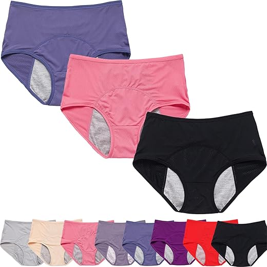 Everdries Leakproof Panties For Over 60#S, Everdries Leakproof Ladies Underwear, Reusable Incontinence Underwear