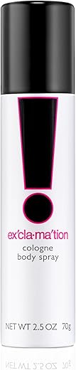 Exclamation Cologne Spray, Vegan Formula, Body Spray, Floral Scent, Spicy Kick, 2.5 Fl Oz (Pack Of 1)