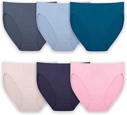 Fruit Of The Loom Women'S Breathable Underwear, Moisture Wicking Keeps You Cool &Amp; Comfortable, Available In Plus Size