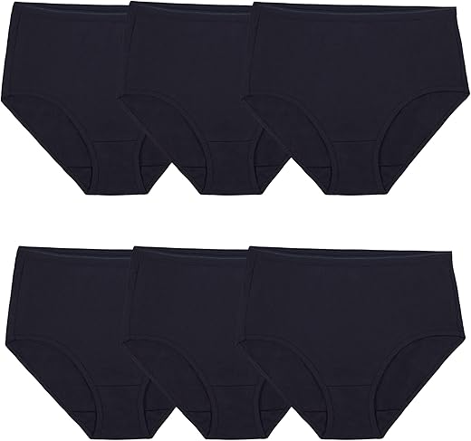 Fruit Of The Loom Women'S Eversoft Cotton Brief Underwear, Tag Free &Amp; Breathable, Available In Plus Size