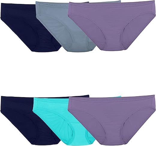 Fruit Of The Loom Women'S Microfiber Underwear, Lightweight &Amp; Sleek, Available In Plus Size