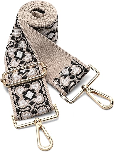 Ginjkgo Purse Straps Replacement Crossbody - Adjustable Bag Strap For Purses, Wide Shoulder Strap For Women Guitar Purses