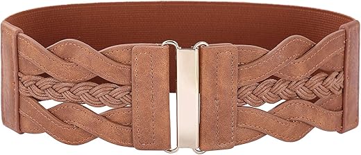 Grace Karin Women'S Elastic Wide Belts Vintage Stretchy Belt Retro Fashion Cinch Belts For Dresses