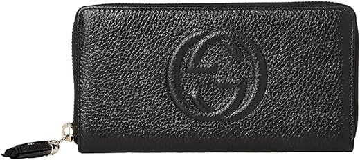 Gucci Soho Zip Around Long Wallet (Black)