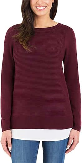 Hilary Radley Ladies' 2Fer Sweater