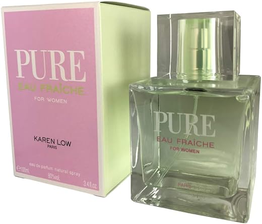 Karen Low Pure Fraiche For Women Eau De Parfum Spray, 3.4 Ounce