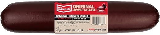 Klement'S Original Summer Sausage 3 Lb (48 Oz.)