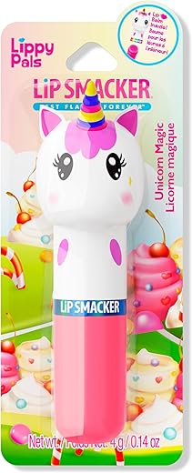 Lip Smacker Lippy Pals Unicorn, Flavored Moisturizing &Amp; Smoothing Soft Shine Lip Balm, Hydrating &Amp; Protecting Fun Tasty Flavors, Cruelty-Free &Amp; Vegan - Unicorn Magic