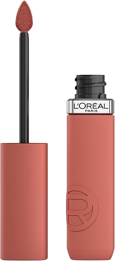 L'Oréal Paris Infallible Matte Resistance Liquid Lipstick, Up To 16 Hour Wear, Rose Heat 630, 0.16 Fl Oz