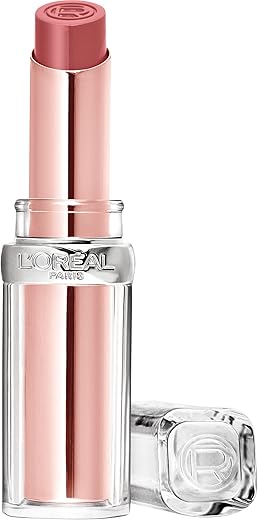 L'Oreal Paris Glow Paradise Hydrating Balm-In-Lipstick With Pomegranate Extract, Nude Heaven, 0.1 Oz