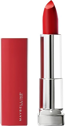 Maybelline Color Sensational Made For All Lipstick, Crisp Lip Color &Amp; Hydrating Formula, Red For Me, Red, 1 Count