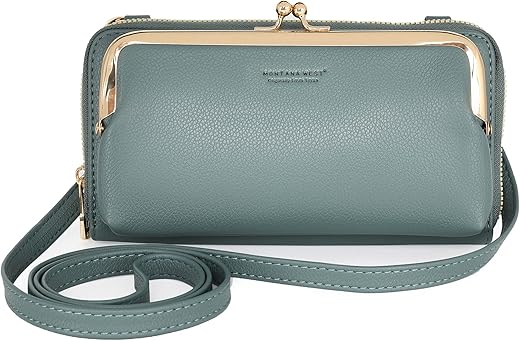 Montana West Small Crossbody Cell Phone Purse For Women Rfid Blocking Cellphone Wallet