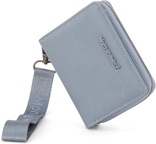 Montana West Small Wallet For Women Female Ladies With A Detachable Wristlet Women'S Wallet With Rfid Blocking Lining Minimalist Lightweight &Amp; Easy To Carry