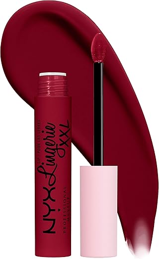 Nyx Professional Makeup Lip Lingerie Xxl Matte Liquid Lipstick - Sizzlin' (Oxblood Red)