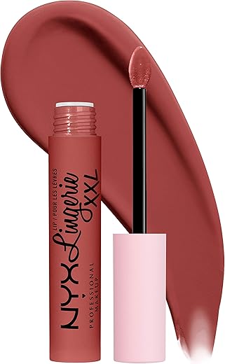 Nyx Professional Makeup Lip Lingerie Xxl Matte Liquid Lipstick - Warm Up (Red Rose)