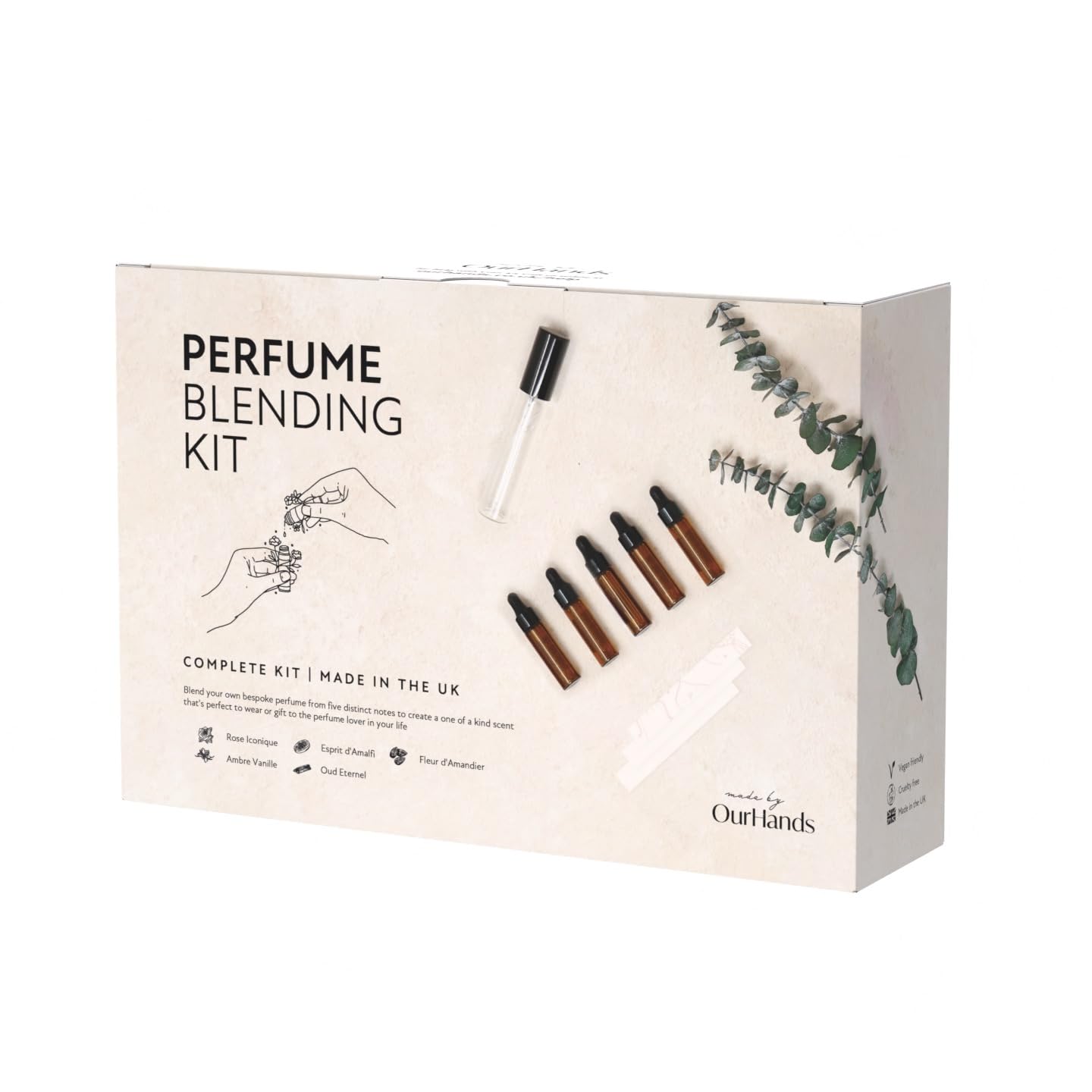 Perfume Blending Kit Create Your Own Bespoke Fragrance, The Perfect Set For Women And Men, Includes Refillable Atomiser