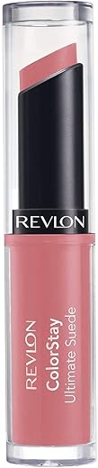 Revlon Lipstick, Colorstay Ultimate Suede Lipstick, High Impact Lip Color With Moisturizing Creamy Formula, Infused With Vitamin E, 025 Socialite, 0.09 Oz